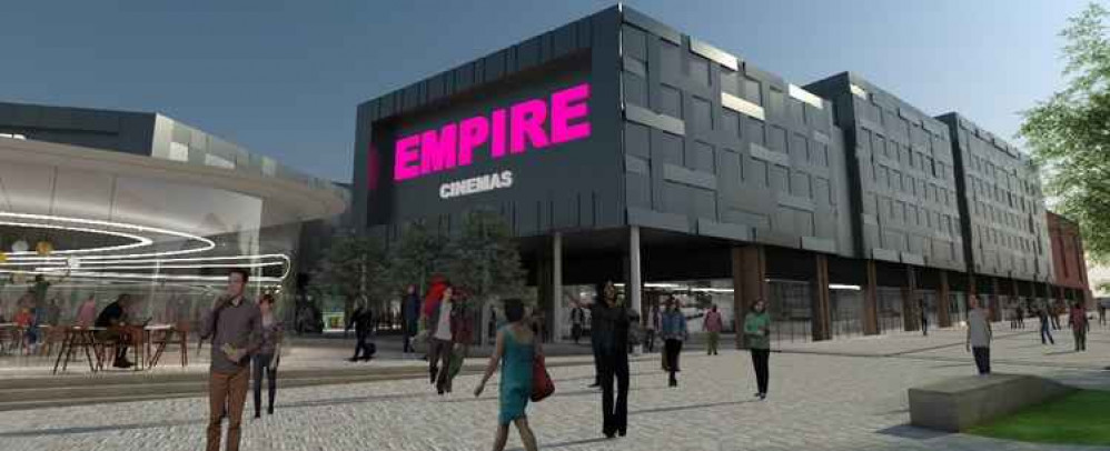 Vision of the future for Crewe: how part of the Royal Arcade development will look. Vision of the future for Crewe: how part of the Royal Arcade development will look.