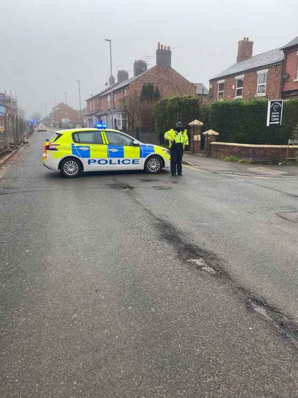 West Street was closed after the collision.