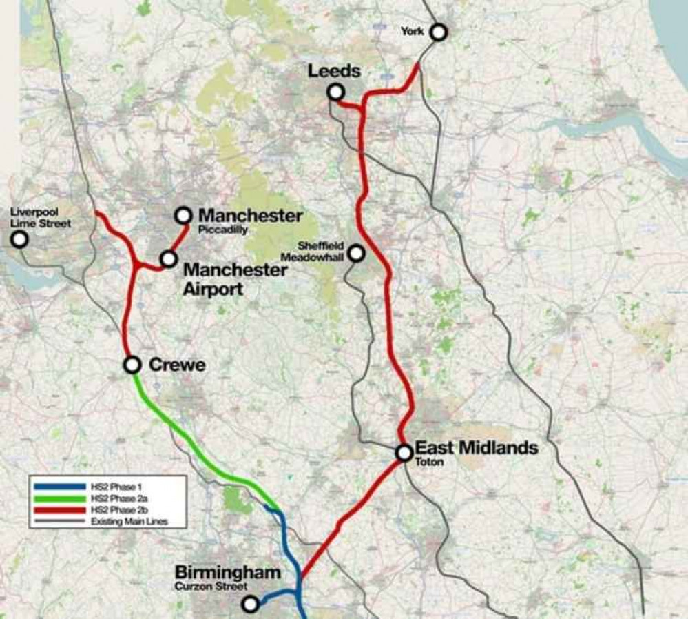 Approval has been granted for HS2 Phase 2a between Birmingham and Crewe.