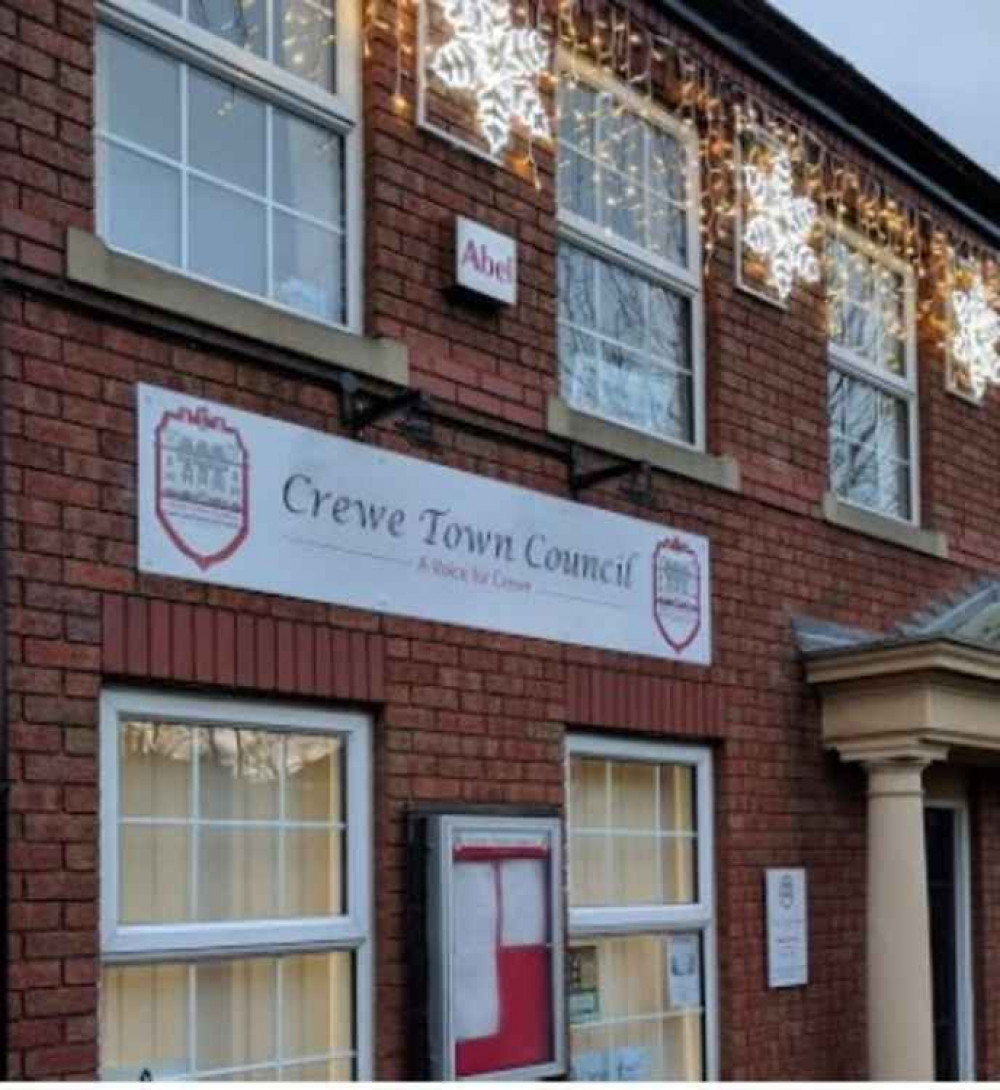 Crewe Town Council's Chantry Court base may be too small for 'socially distanced' meetings.