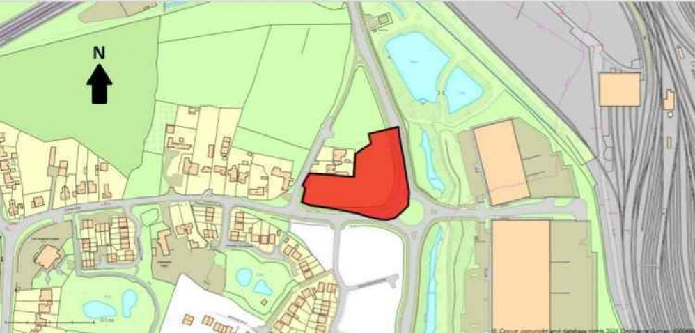 The location of the residential care complex off Gresty Road/Jack Mills Way.