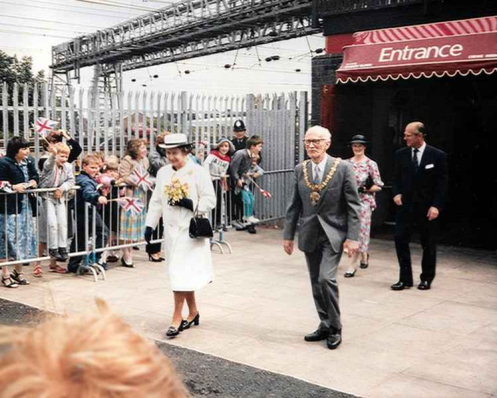 Prince Philip and The Queen officially opened Crewe Heritage Centre as part of the Royal visit. (Photo courtesy of the Heritage Centre).