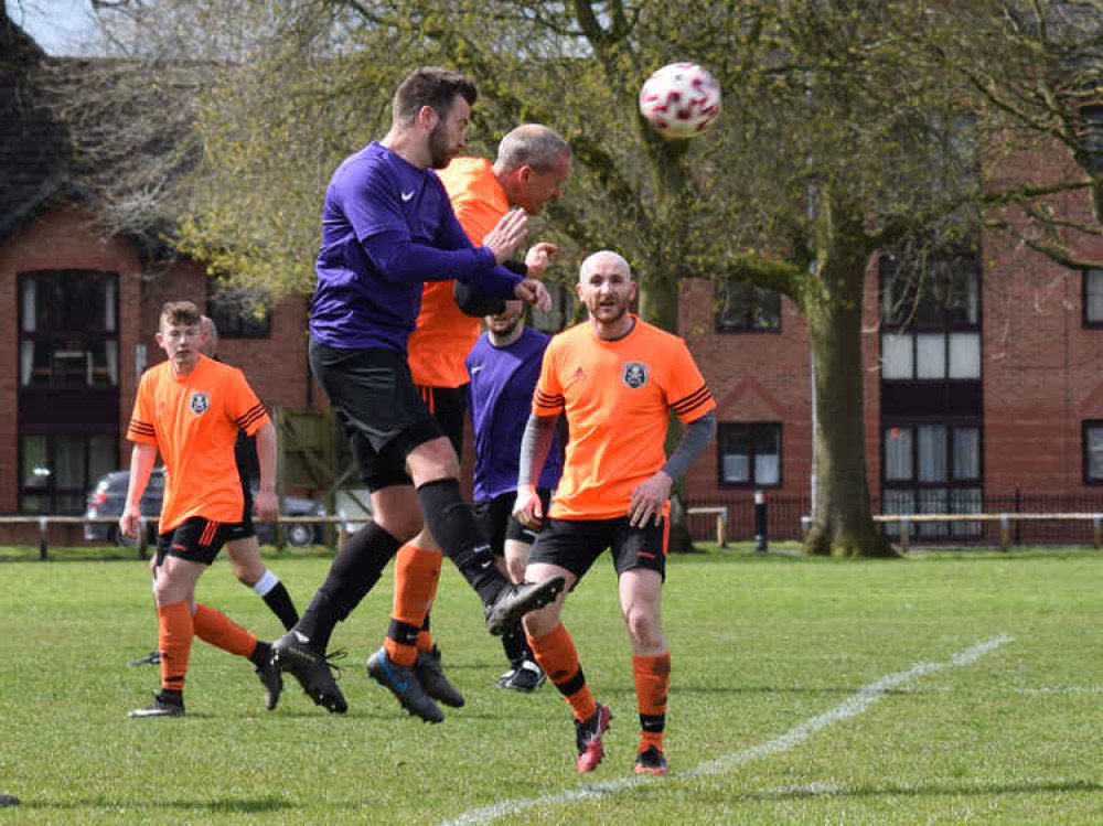 Among the first matches of the Crewe Regional Sunday League's start-up was the clash between Nantwich Pirates and Princes Feathers.