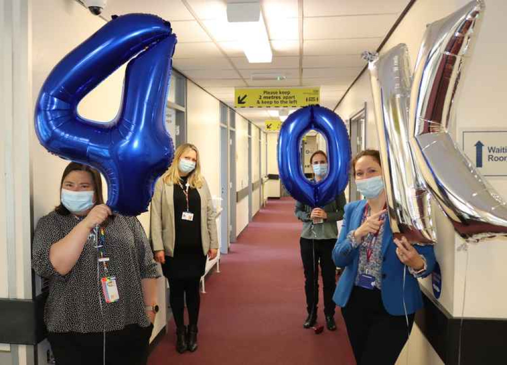 Members of the vaccine team at Leighton.