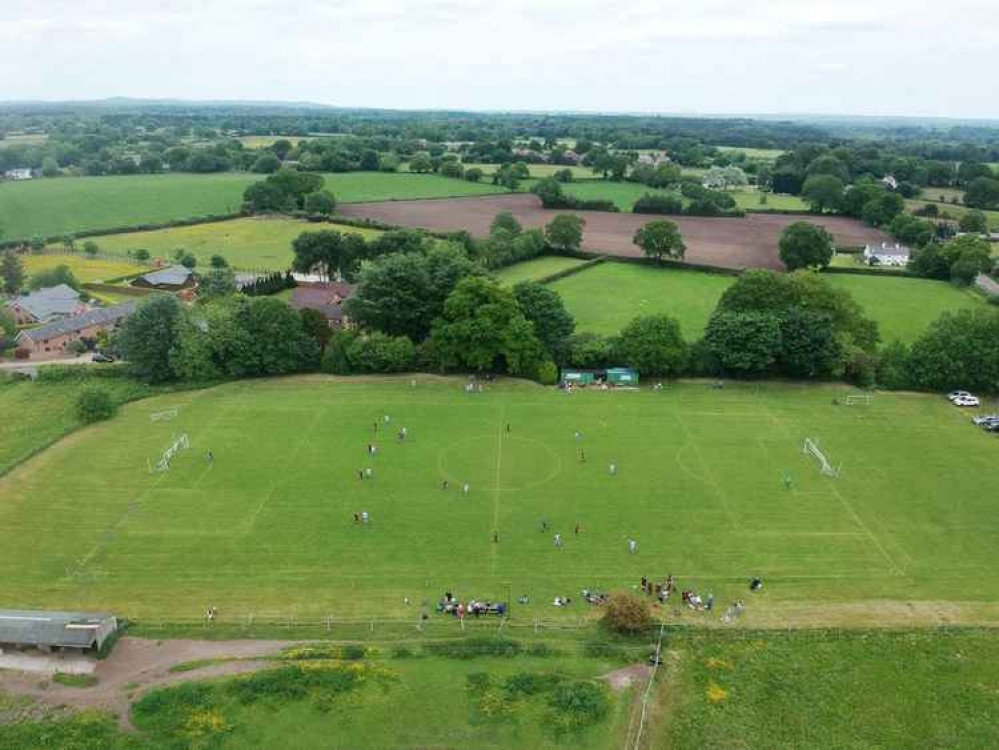 The match played at Whitegate United FC's ground in the beautiful Cheshire countryside (Image: Jonathan White)