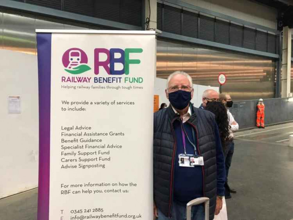 Pete Waterman was representing the Railway Benefit Fund on the record-attempting run. Pete Waterman was representing the Railway Benefit Fund on the record-attempting run.