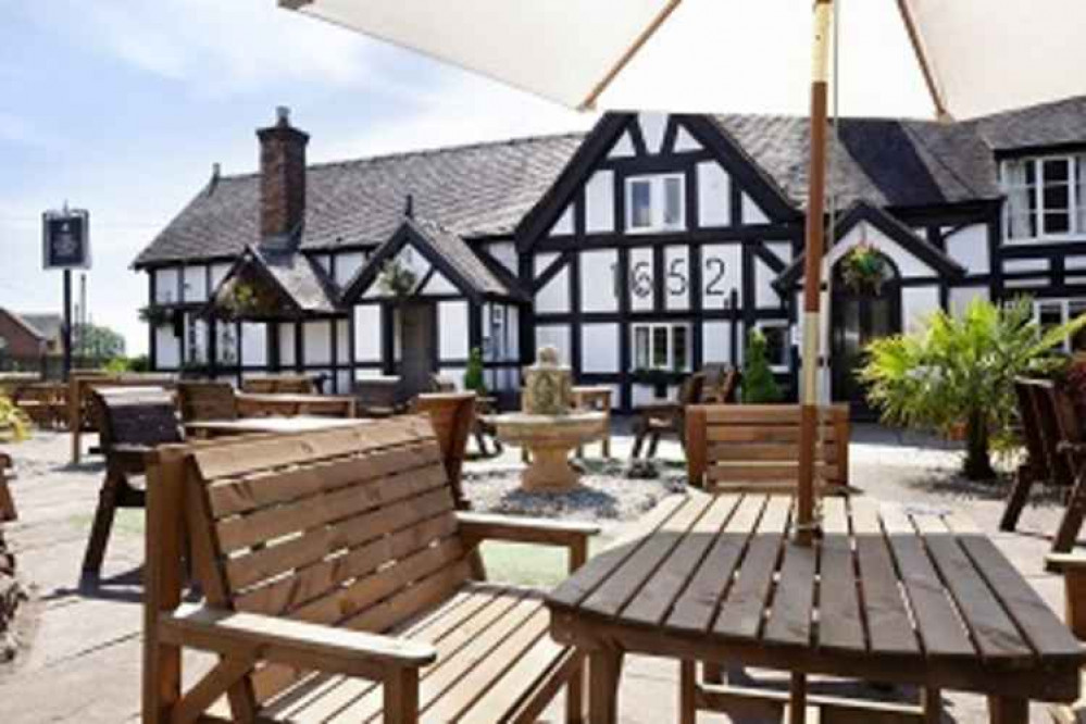 The Weston hostelry has a large outside area perfect for diners and drinkers, as well as for hosting events.