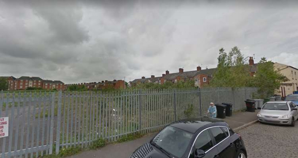 The site of the former LMR Club and football ground on Goddard Street (Google Street View).