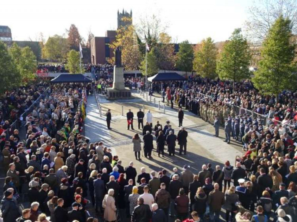 Crowds should be back in Memorial Square for this year's Remembrance as they were in 2019 (Picture: Jonathan White)