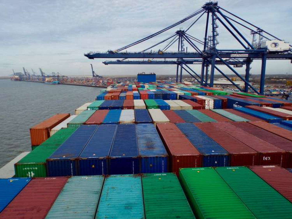 Build up of containers caused delay issues