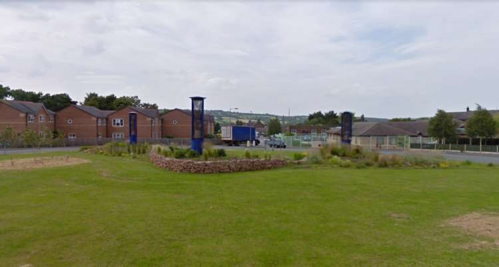 The mining lamps were removed from the roundabout at St John's Road.