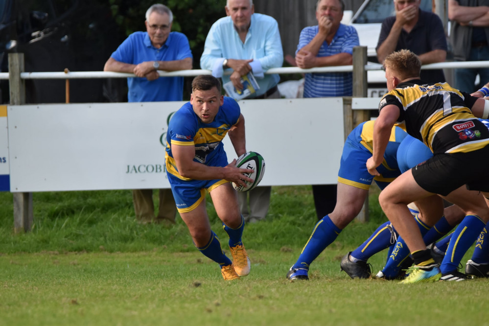 Gareth featuring against Droitwich earlier this season (Image via Tim Nunan)