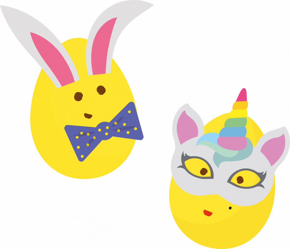 Children can design and dress up their egg using the templates provided or design their own using the blank template. 