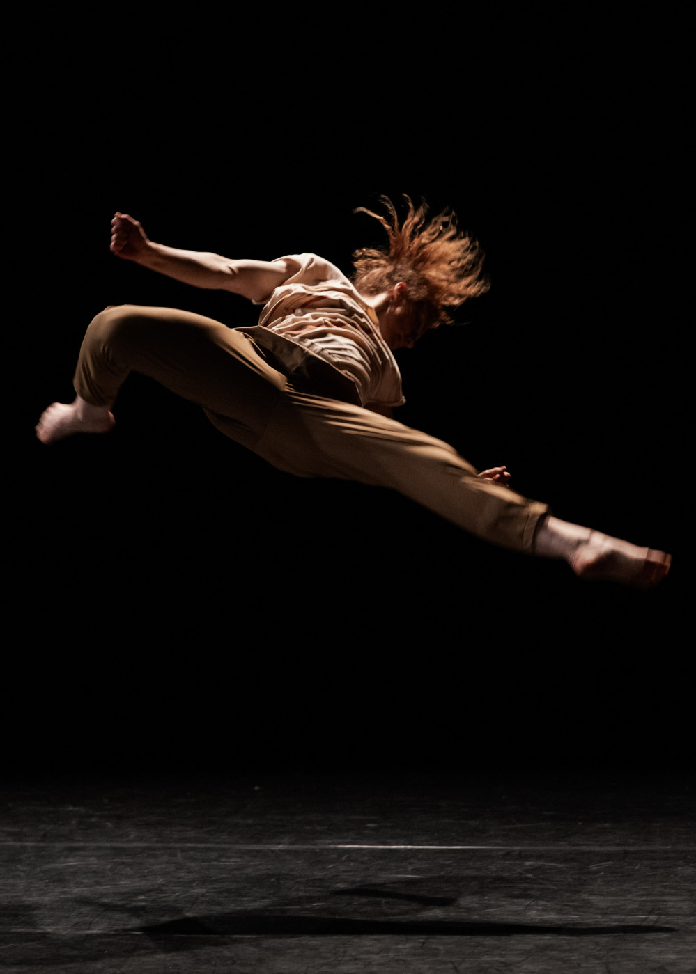 Unbroken is the debut solo performance by physical theatre and circus artist, Nikki Rummer (Image: Watermans)