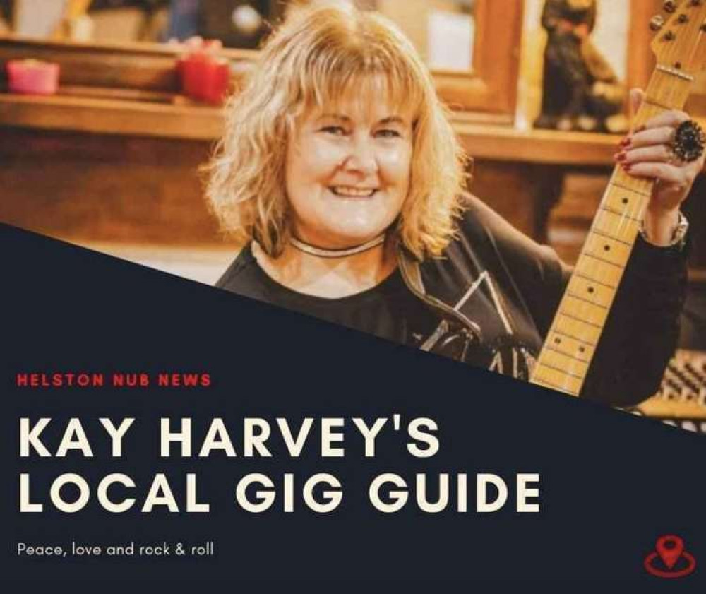 Kay Harvey's gig guide. 