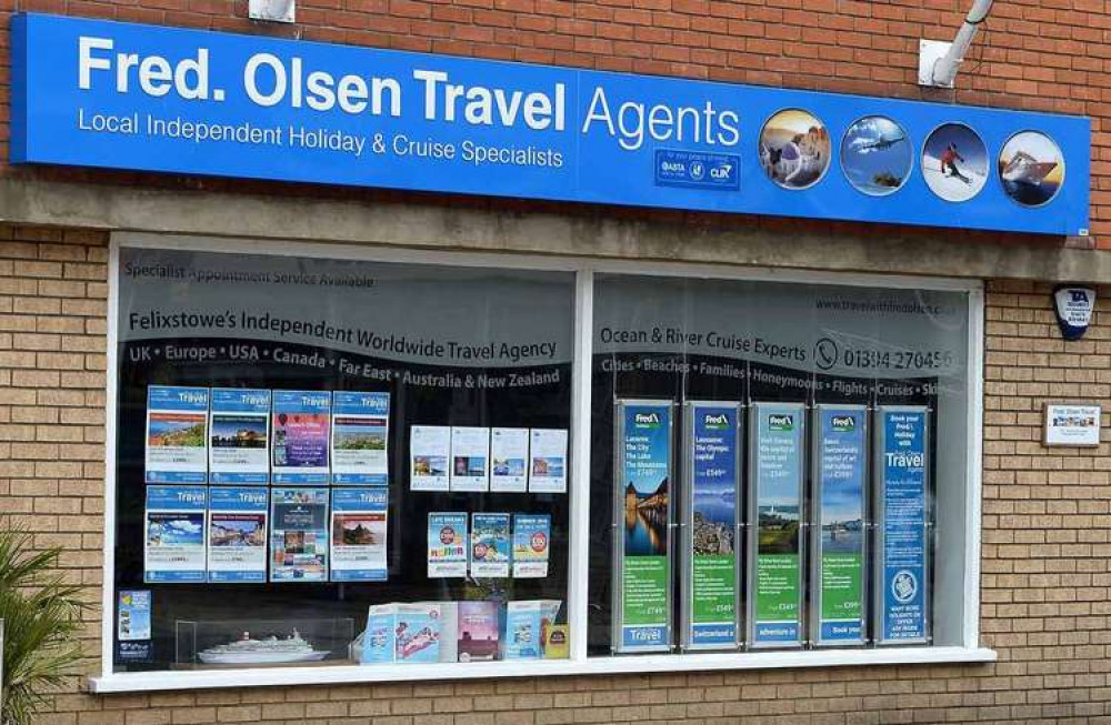 Felixstowe's Fred. Olsen Travel Agent branch