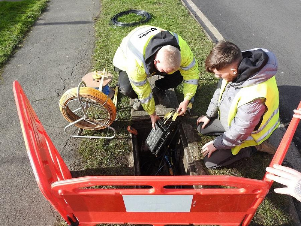 Faster broadband is being installed in Haslington 