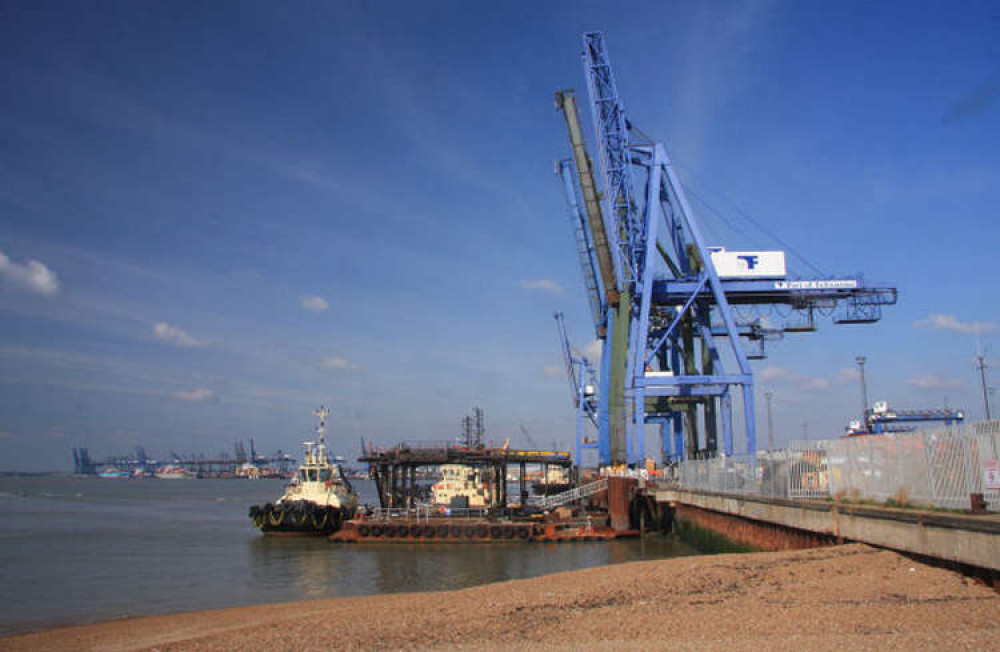 Landguard Terminal, Felixstowe Docks - Credit: Bob Jones - geograph.org.uk/p/982169