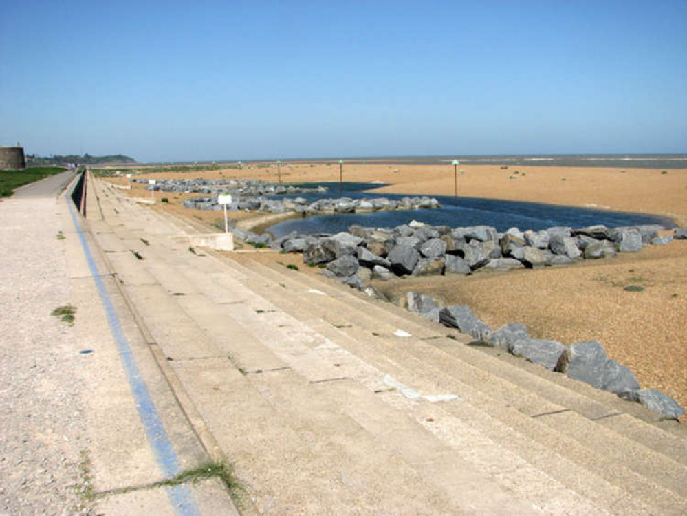 The promenade along Old Felixstowe beach - Credit: Evelyn Simak - geograph.org.uk/p/2961764