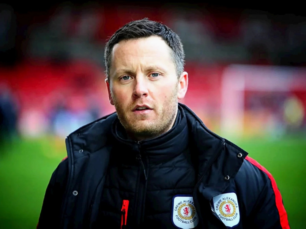 Alex Morris was appointed as Crewe Alexandra interim manager on Monday (April 11) (Crewe Alexandra).