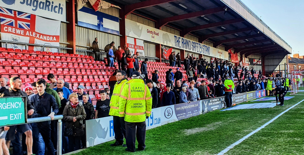 Crewe supporters have witnessed a poor campaign (Ryan Parker).