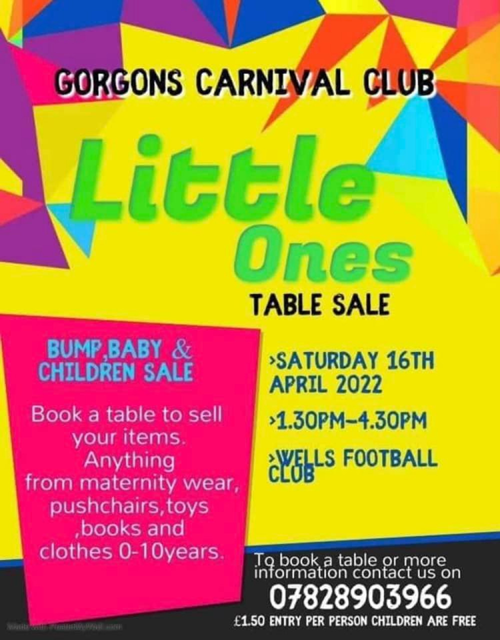 Little Ones Table Sale