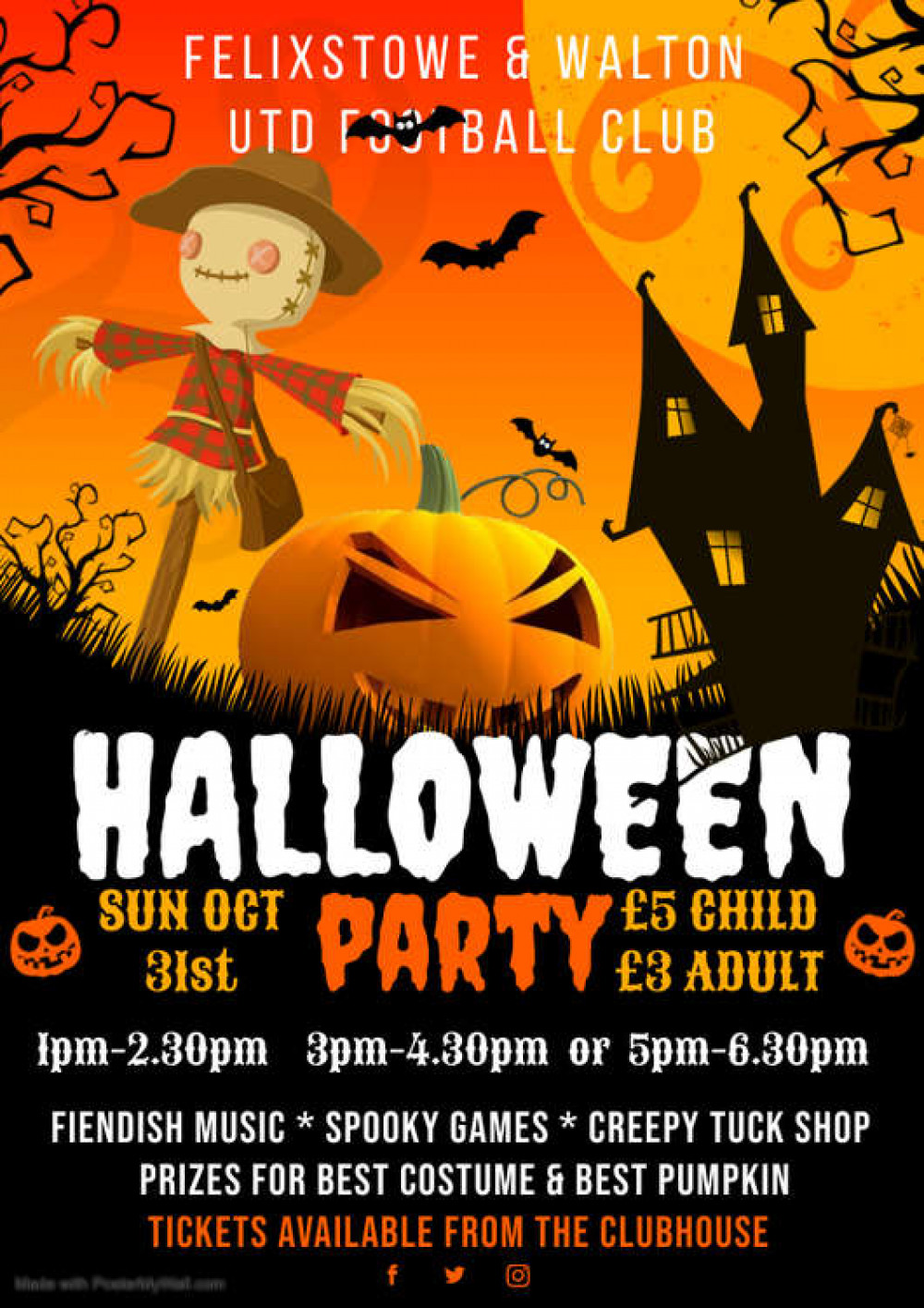 Halloween fun for all of the family at Goldstar Ground