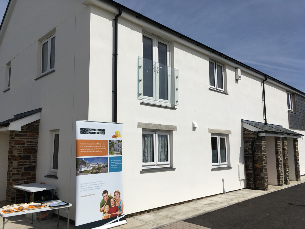 The new affordable homes at Plain-an-Gwarry in Ruan Minor (Image: Richard Whitehouse/LDRS).