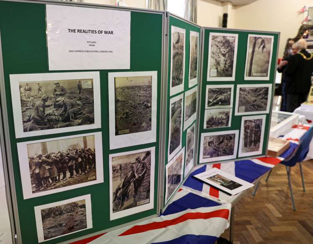 Cheshire Villages Great War Society WWI exhibition drew hundreds of visitors to St Matthews Church Hall, Haslington