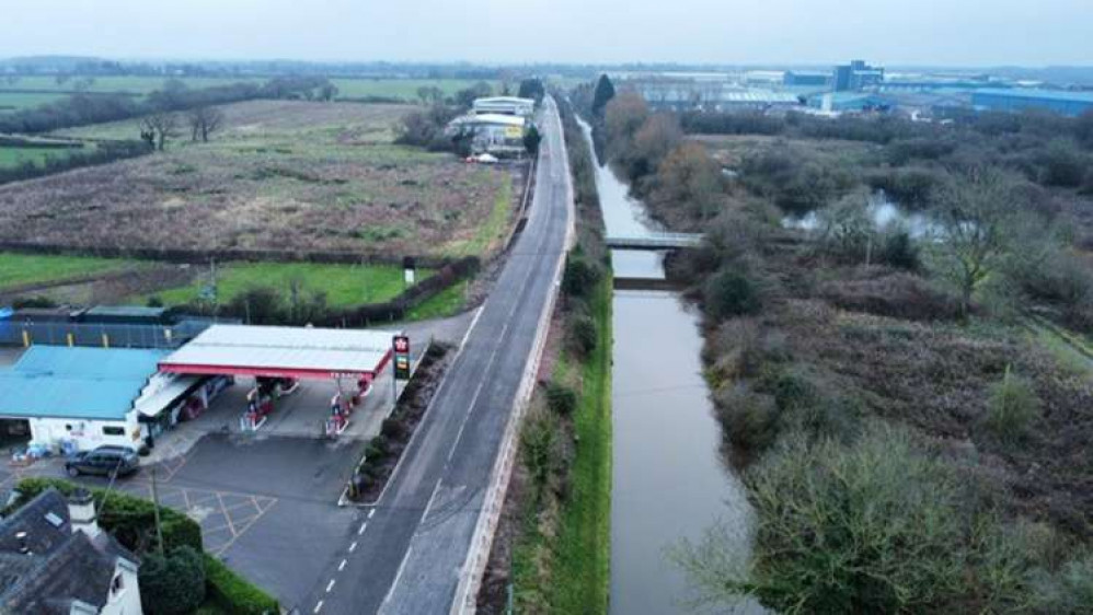 The reopened section of the A51.