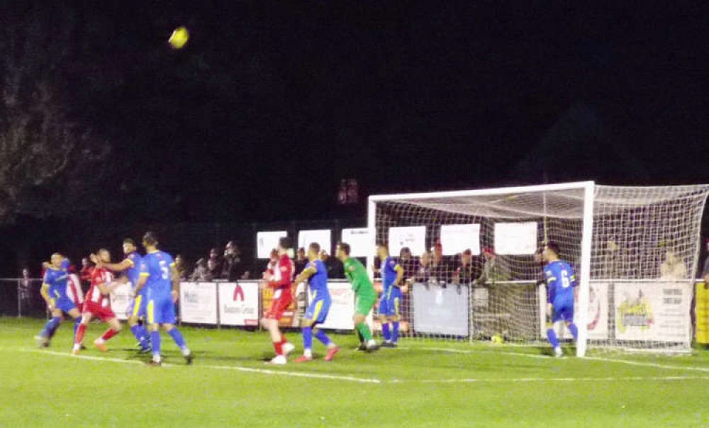 Action from Saturday's win at the Goldstar Ground