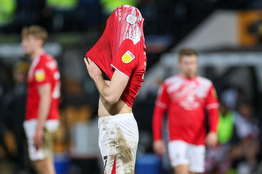 An afternoon of frustration for Crewe Alex (Picture Credit: Kevin Warburton). An afternoon of frustration for Crewe Alex (Picture Credit: Kevin Warburton).