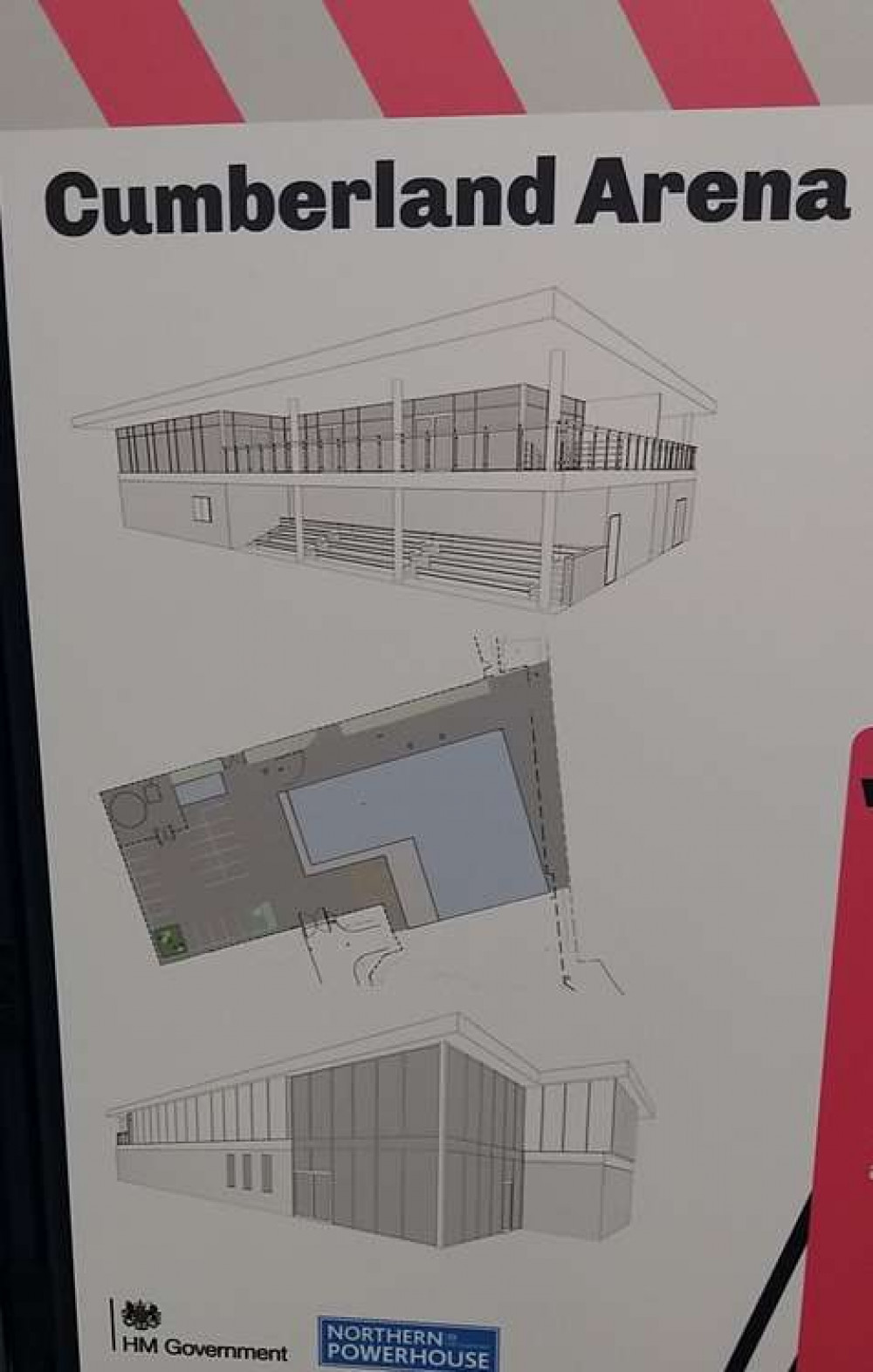 An artist's impression of the proposed Cumberland Arena work. An artist's impression of the proposed Cumberland Arena work.