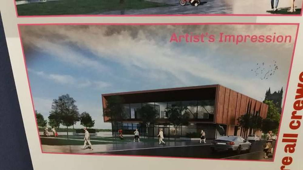 The proposed Crewe History Centre will be surrounded by a public space funded by Towns Fund money. The proposed Crewe History Centre will be surrounded by a public space funded by Towns Fund money.