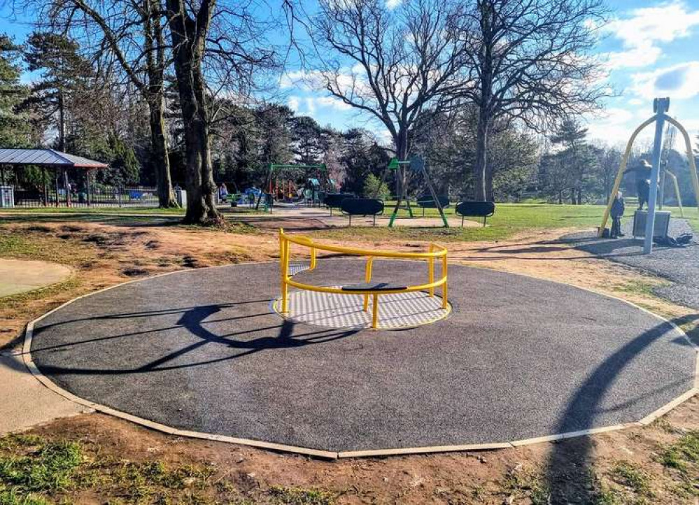 New wheelchair-friendly roundabout.