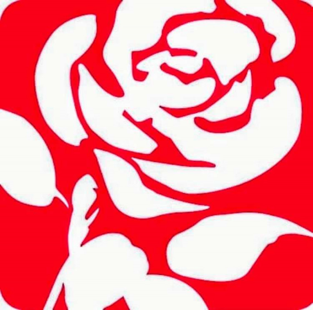 Labour Party logo used by the Crewe and Nantwich Labour Party.