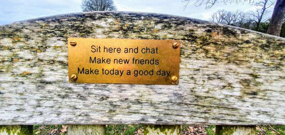 The plaque placed around Cheshire East's parks.