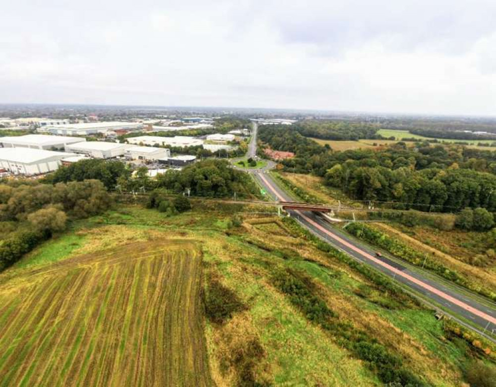 Land at Basford East, David Whitby Way (Picture credit: Kuula)