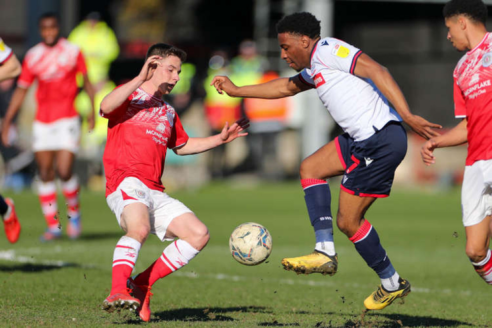 Tommy Lowery in the thick of the action (Picture credit: Kevin Warburton).