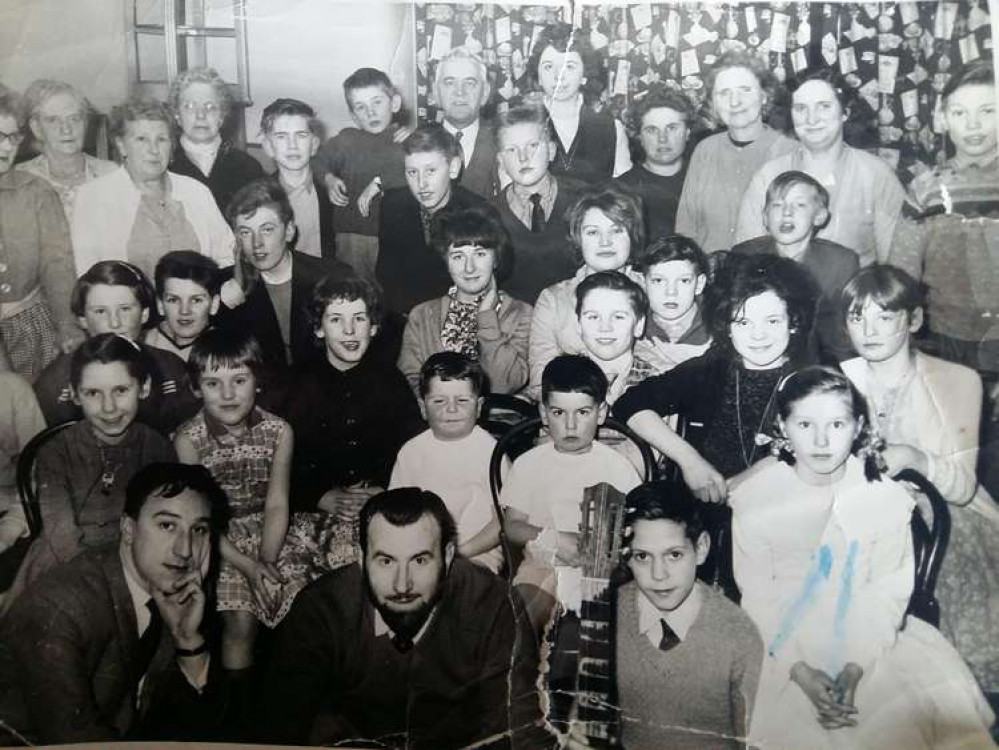 The West End 'Silver' Band Club in the 1950s. (Picture Credit: Kim Brooks)