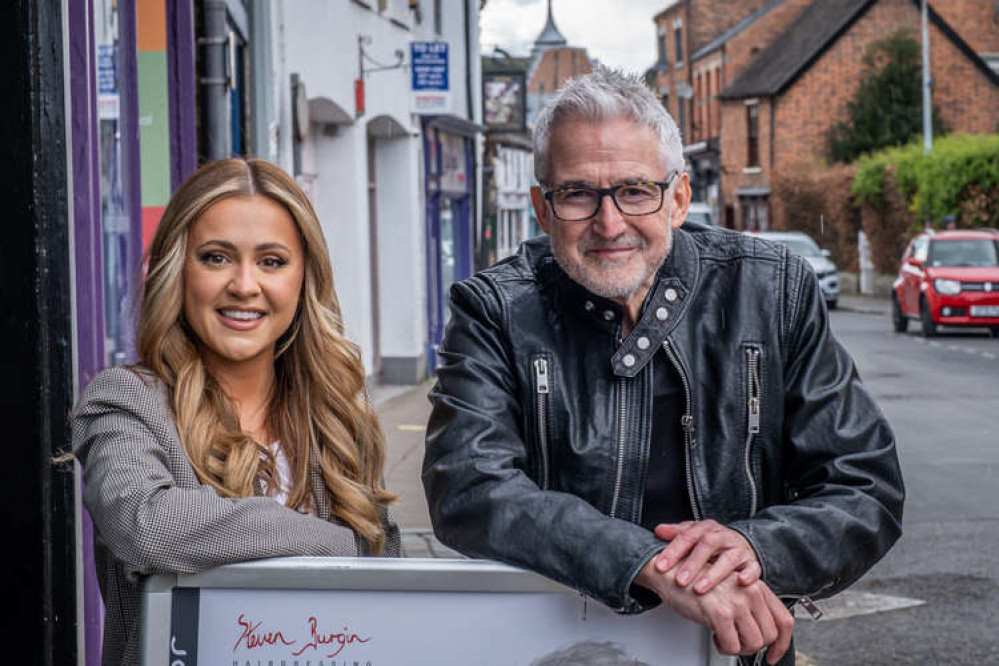 BBC Radio presenter Natalie O'Leary and Nantwich salon owner Steven Burgin launch the One of a Kind campaign. (Jan Roberts)