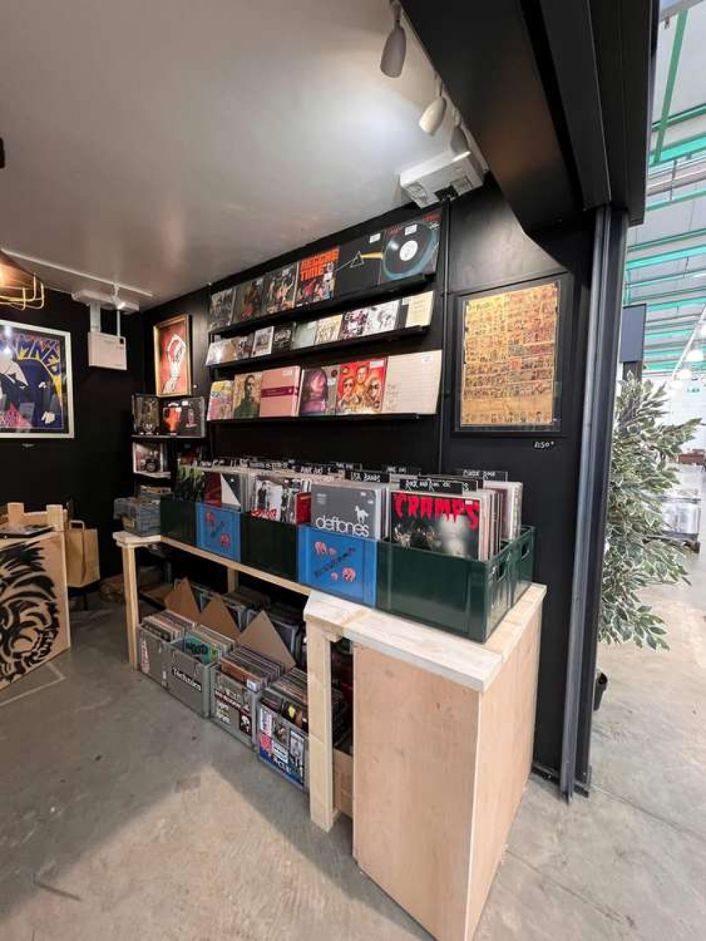 Some of the records on offer at The Doghouse Craft Beer & Record Shop.