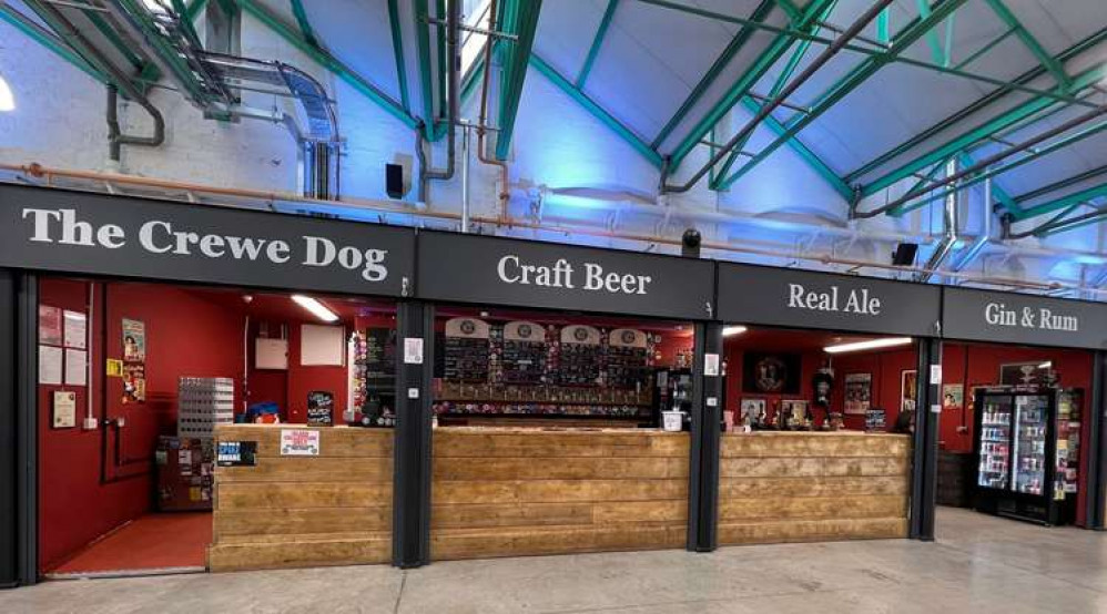 The new store is an expansion of The Crewe Dog - already within Crewe Market Hall.