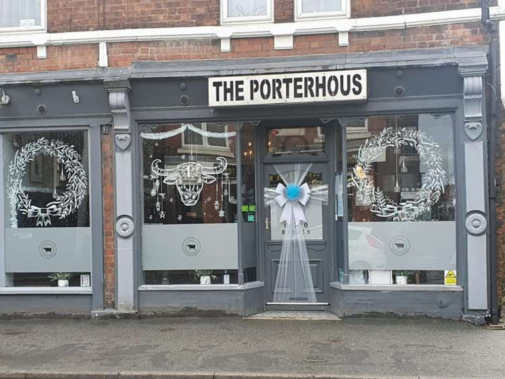 The Porterhous's window drawn by Victoria (Photo: The Porterhous) The Porterhous's window drawn by Victoria (Photo: The Porterhous)