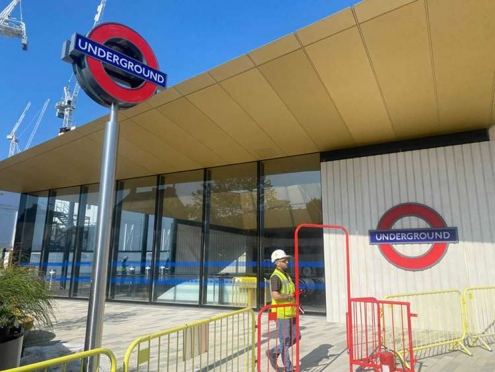 The new tube stations are a part of the areas redevelopment (credit: James Mayer)