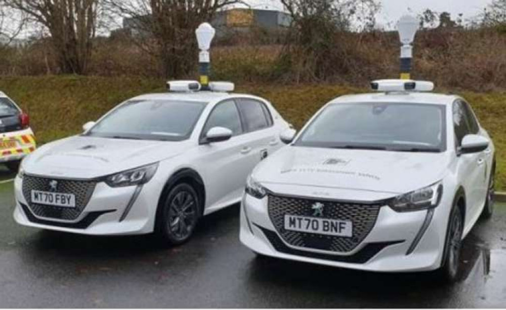 The electric CCTV cars are part of the council's effort to tackle climate change (credit: Wandsworth Council)