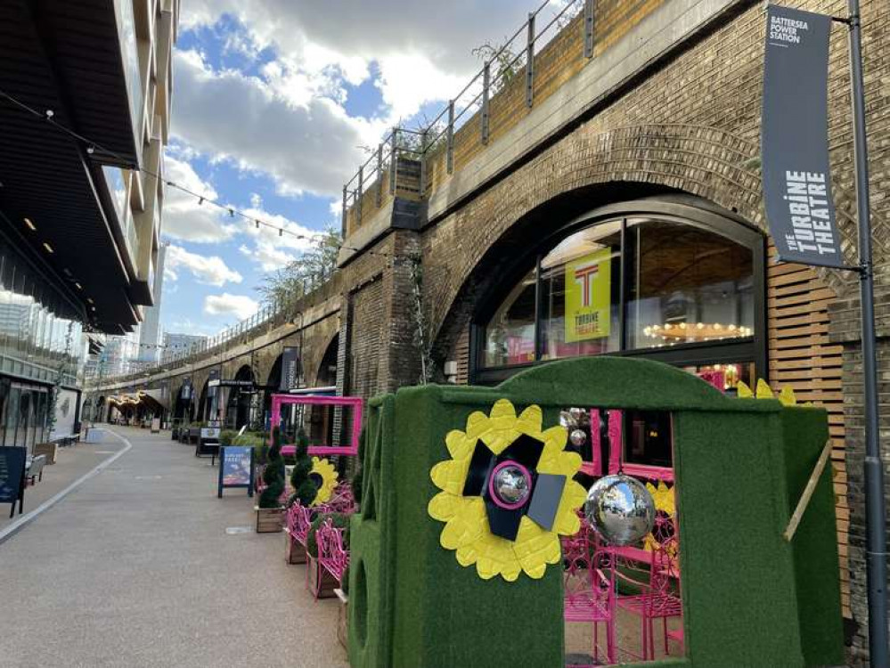 Arches Lane by Battersea Power Station is now filled with restaurants, bars and a cinema