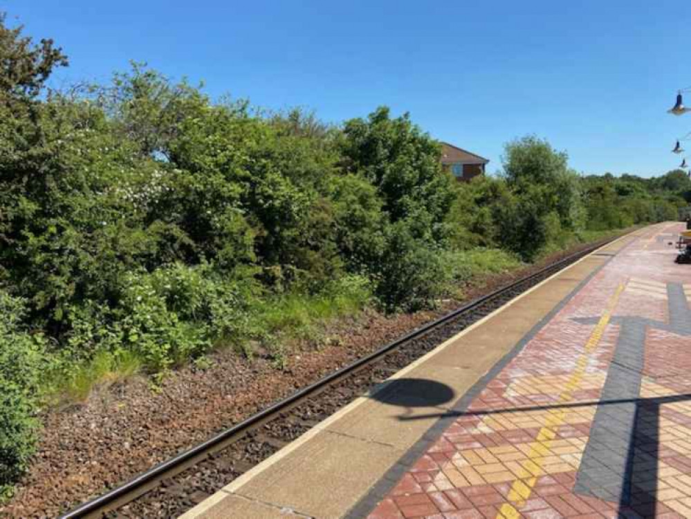 The platform at Hucknall train station. Photo Credit: Tom Surgay