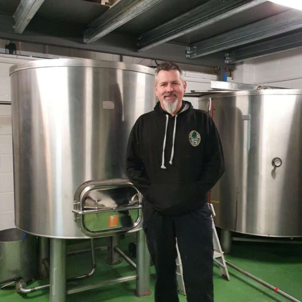 Anthony Hughes, the founder of Lincoln Green Brewery. Photo courtesy of Lincoln Green Brewery.