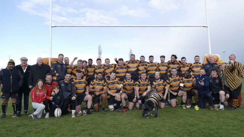 Letchworth 26-22 Old Priorians: Beer flowed and the craic was mighty - what a match, what a day, what a season. CREDIT: Letchworth Rugby Club